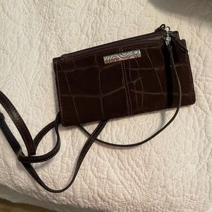 Brighton wallet with shoulder strap
